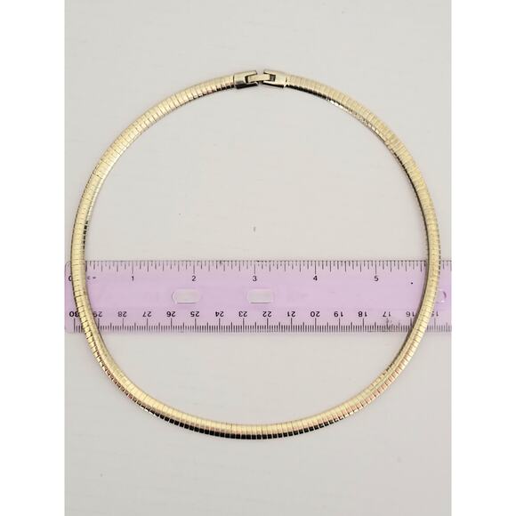 Omega Necklace Vintage 6mm Foldover Clasp Fooled the Jeweler - Picture 6 of 7